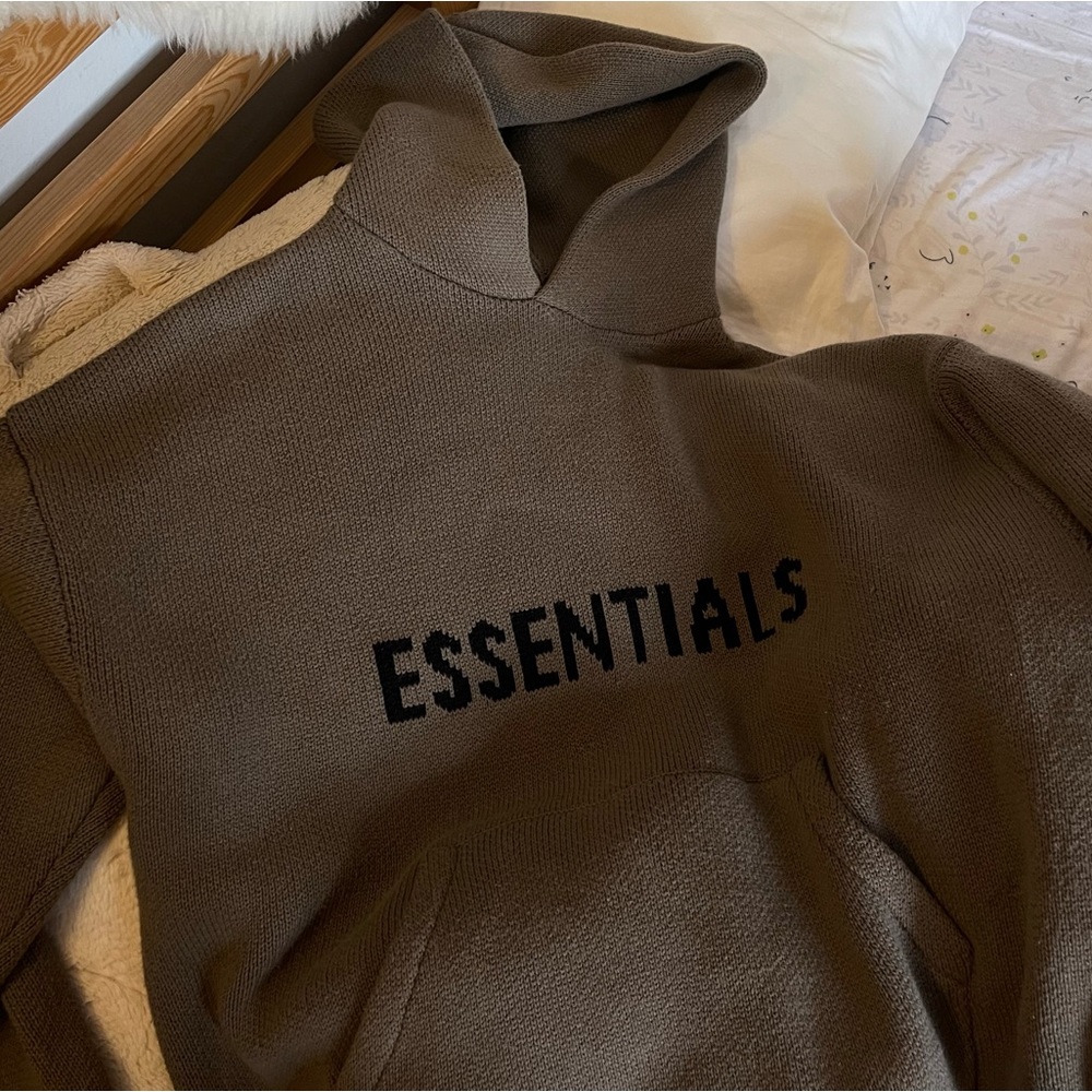 Essentials Knit Hoodie